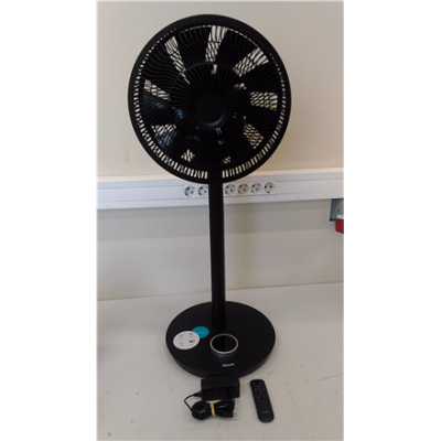 SALE OUT. Duux Whisper Flex Smart Fan with Battery Pack, Black | Duux | Smart Fan | Whisper Flex Smart Black with Battery Pack | Stand Fan | USED, DAMAGED PACKAGING, SMALL MARKS ON STAND, BATTERY NOT WORKING, CRACK ON BACK | Black | Diameter