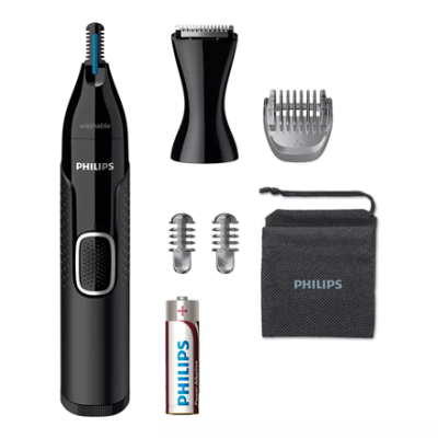 Philips | Nose, Ear, Eyebrow and Detail Hair Trimmer | NT5650 / 16 | Nose, Ear, Eyebrow and Detail Hair Trimmer | Black