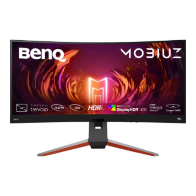 Benq | Curved Monitor | EX3410R | 34 " | VA | WQHD | 21:9 | 144 Hz | 2 ms | 3440 x 1440 | 400 cd / m² | HDMI ports quantity 2 | Warranty 36 month(s)