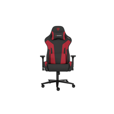 Genesis Gaming Chair Nitro 720 Backrest upholstery material: Fabric, Eco leather, Seat upholstery material: Fabric, Base material: Metal, Castors material: Nylon with CareGlide coating | Black / Red
