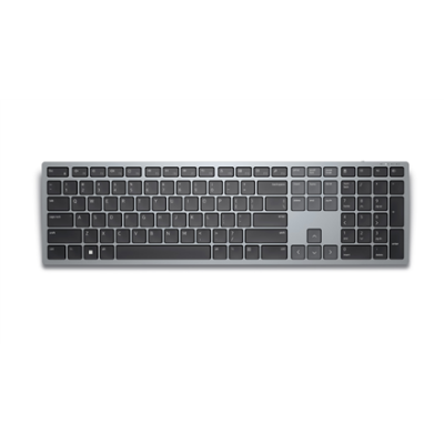 Dell | Keyboard | KB700 | Keyboard | Wireless | Russian | Titan Gray | 2.4 GHz, Bluetooth 5.0