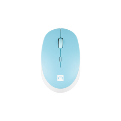 Natec | Mouse | Harrier 2 | Wireless | Bluetooth | White / Blue