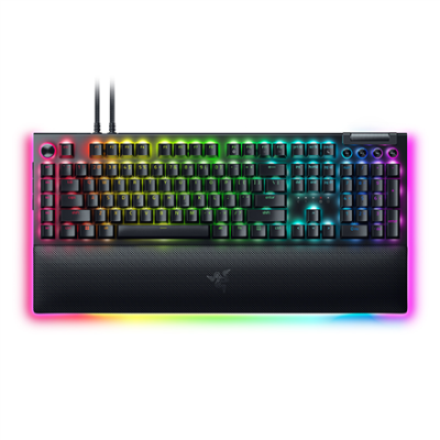 Razer | Mechanical Gaming Keyboard | BlackWidow V4 Pro | Gaming Keyboard | Wired | RGB LED light | US | Black | Numeric keypad | Yellow Switches