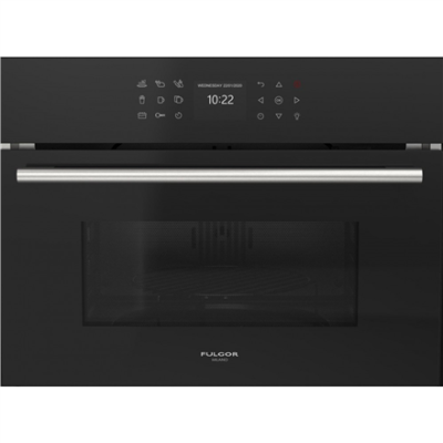 Fulgor | Microwave Oven With Grill | FGMO 4508 TEM BK DIAMOND | Built-in | 900 W | Grill | Black Glass
