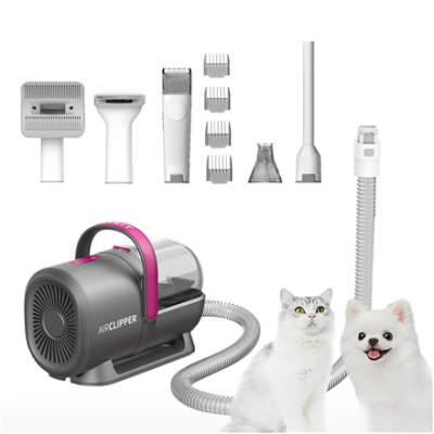PETKIT | Air Clipper Pet Grooming Vacuum Kit 5in1 | LM4 | Grey / White