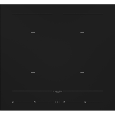Fulgor | Hob | FCH 604 ID TS BK | Induction | Number of burners / cooking zones 4 | Slider touch | Timer | Black | Display