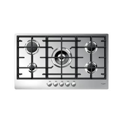 Fulgor | Hob | CPH 905 GWK X | Gas | Number of burners / cooking zones 5 | Rotary knobs | Stainless steel