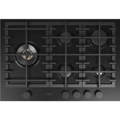 Fulgor | Hob | FUH 755 G DWK MBK Urbantech | Gas | Number of burners / cooking zones 5 | Rotary knobs | Matte Black
