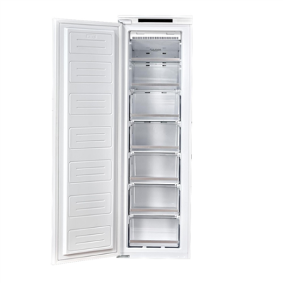 Fulgor | Freezer | FBF 290 NF ED | Energy efficiency class E | Upright | Built-in | Height 177 cm | Total net capacity 200 L | No Frost system | Display | White