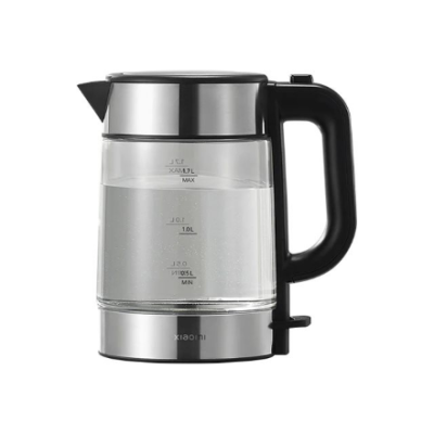 Xiaomi | Electric Glass Kettle EU | Electric | 2200 W | 1.7 L | Glass | 360° rotational base | Black / Stainless Steel
