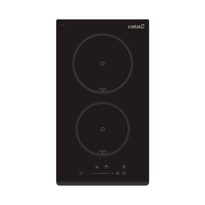 CATA | Hob | IB 302 BK / A | Induction | Number of burners / cooking zones 2 | Slider | Timer | Black