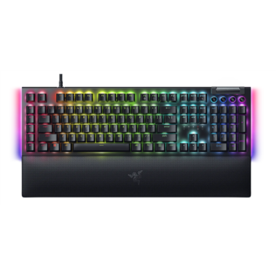 Razer | BlackWidow V4 | Gaming keyboard | Wired | Cyrillic | Black | Yellow Switch