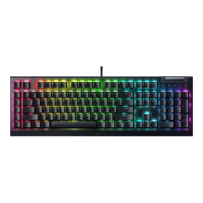 Razer | Mechanical Gaming Keyboard | BlackWidow V4 X | Black | Mechanical Gaming Keyboard | Wired | US | N / A g | Green Mechanical Switches (Clicky)
