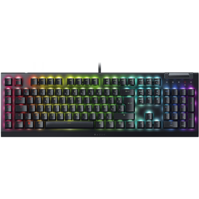 Razer | Mechanical Gaming Keyboard | BlackWidow V4 X | Mechanical Gaming Keyboard | Wired | Cyrillic | Black | Green Mechanical Switches
