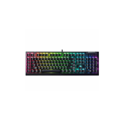 Razer | BlackWidow V4 X | RGB | Gaming keyboard | Wired | Cyrillic | Black | Yellow Switch