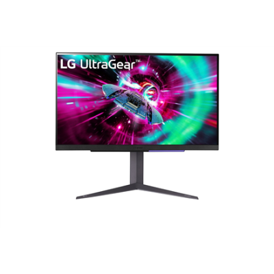 LG | UltraGear UHD Gaming Monitor | 27GR93U-B.AEU | 27 " | IPS | UHD | 16:9 | 144 Hz | 1 ms | 3840 x 2160 | HDMI ports quantity 2