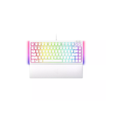 Razer | BlackWidow V4 75% | White | Gaming keyboard | Wired | US | Mechanical Switches