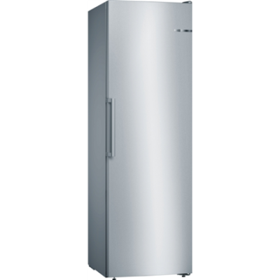 Bosch | Freezer | GSN36VLEP | Energy efficiency class E | Upright | Free standing | Height 186 cm | Total net capacity 242 L | No Frost system | Stainless Steel