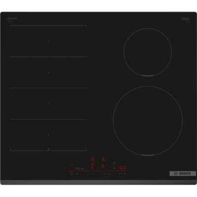 Bosch | Hob | PIX631HC1E Series 6 | Induction | Number of burners / cooking zones 4 | DirectSelect | Timer | Black