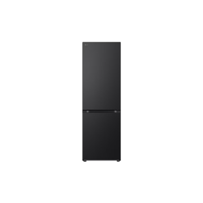 LG | Refrigerator | GBV7280CEV | Energy efficiency class C | Free standing | Combi | Height 203 cm | No Frost system | Fridge net capacity 277 L | Freezer net capacity 110 L | Display | 35 dB | Black