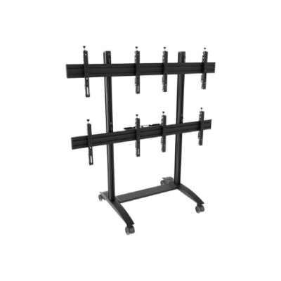 EDBAK VWTA2247-L Video Wall Trolley, modular 2x2, for 42-49" screens, landscape | EDBAK