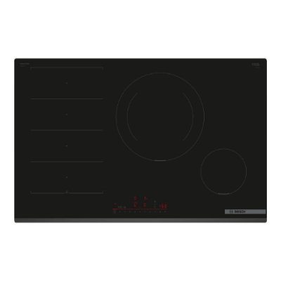 Bosch | Hob | PXE831HC1E | Induction | Number of burners / cooking zones 4 | Touch | Timer | Black