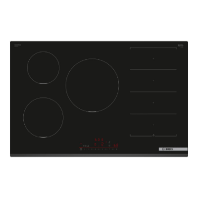 Bosch | Hob | PXV831HC1E | Induction | Number of burners / cooking zones 5 | Touch | Timer | Black