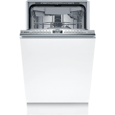 Dishwasher | SPV4HMX10E | Built-in | Width 45 cm | Number of place settings 10 | Number of programs 6 | Energy efficiency class E | Display | AquaStop function | White