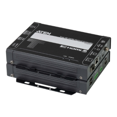 Aten True 4K HDMI Optical Extender (True 4K @ 985FT / 300M - SFP+ Duplex Multi Mode) | VE883AK1