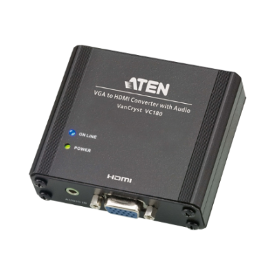 Aten | VGA / Audio to HDMI Converter | VC180-AT-G