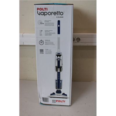 SALE OUT. | Polti Vacuum steam mop with portable steam cleaner | PTEU0299 Vaporetto 3 Clean_Blue | Power 1800 W | Steam pressure Not Applicable bar | Water tank capacity 0.5 L | White / Blue | DAMAGED PACKAGING