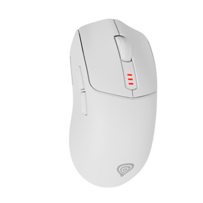 Genesis Zircon 500 | Wireless / Wired | Gaming Mouse | 2.4 GHz, Bluetooth, USB | White