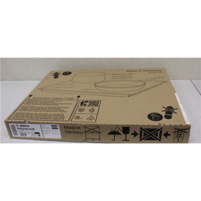SALE OUT. Bosch PKE645CA2E Electric Hob, Number of burners / cooking zones 4, Silver Frame, Width 60 cm, Black | Bosch Hob | PKE645CA2E | Vitroceramic | Number of burners / cooking zones 4 | Rotary knobs | Black | DAMAGED PACKAGING AND INNER