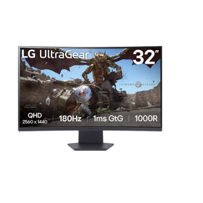 LG | 32GS60QC-B | 32 " | VA | QHD | 16:9 | 180 Hz | 1 ms | 2560 x 1440 pixels | 300 cd / m² | HDMI ports quantity 2