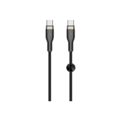 Fixed | Braided Cable USB-C / USB-C, 2m, 100W | FIXDB-CC2-BK