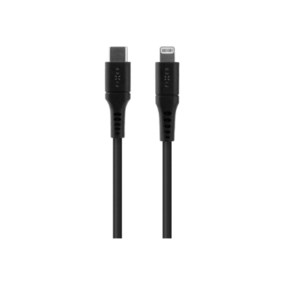 Fixed | Liquid Silicone Cable USB-C / Lightning, 2m | FIXDLS-CL2-BK