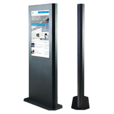 EDBAK Floor stand | IDS07.49 Indoor Infokiosk Without Glass for 49" Monitor | Black