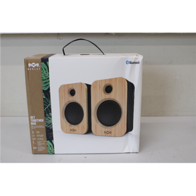 SALE OUT. Marley Get Together Duo Speaker, Bluetooth, Black | Marley | Get Together Duo Speaker | EM-JA019-SB | DAMAGED PACKAGING | 15 W | Bluetooth | Black | Portable | Wireless connection
