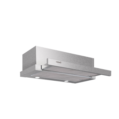 CATA Hood | EXTENDER 600 | Telescopic | Energy efficiency class C | Width 60 cm | 390 m³ / h | Mechanical | ECOLED | Stainless Steel