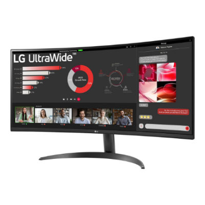 LG | 34WR50QK-B | 34 " | VA | QHD | 21:9 | 100 Hz | 5 ms | 3440 x 1440 pixels | 240 cd / m² | HDMI ports quantity 2