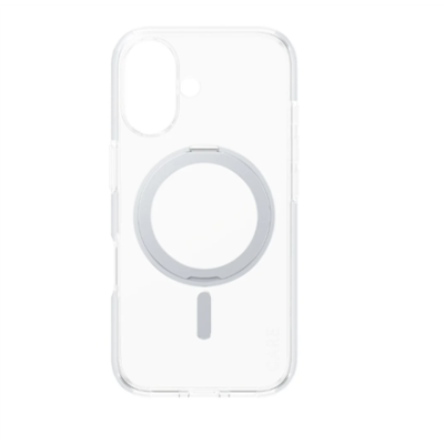 CARE Feature Case | Back cover | Apple | iPhone 16 | Recycled plastic | Silver | Kickstand & MagSafe