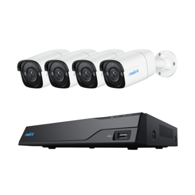 Reolink | Super HD Security Camera System | NVS8-5MB4 | Bullet | 5 / 4 MP | f=4.0mm fixed; F=2.0 | Power over Ethernet (PoE) | IP67 | H.265 | Micro SD, Max. 256GB