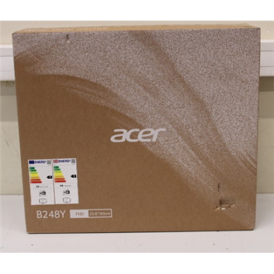 SALE OUT. Acer Vero B8 B248YEbemiqprcuzx 23.8" IPS 1920x1080 / 16:9 / 4ms / 300 / 100M:1 / DP,HDMI / Audio Out / Webcam / Black | Acer | Vero B8 B248YEbemiqprcuzx | 23.8 " | IPS | 16:9 | 100 Hz | 4 ms | 1920 x 1080 pixels | 300 cd / m² 