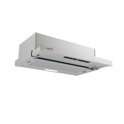 CATA Hood | TFK 6005 X | Telescopic | Energy efficiency class B | Width 60 cm | 360 m³ / h | Mechanical | CSLED | Stainless steel