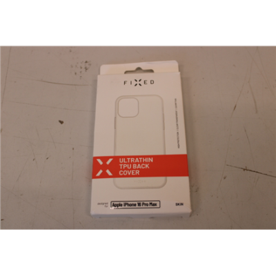 SALE OUT. FIXED Story Slim TPU Back Cover for Apple iPhone 16 Pro Max, clear | Fixed | Story Slim | Back cover | Apple | iPhone 16 Pro Max | TPU | Transparent | DAMAGED PACKAGING, DEMO