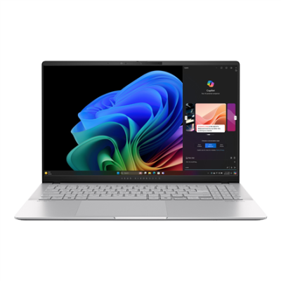 Asus Vivobook S S5507QA-MA112W | Cool Silver | 15.6 " | OLED | 3K | 2880 x 1620 pixels | Glossy | Snapdragon X Elite | X1E 78 100 | 32 GB | LPDDR5X | Solid-state drive capacity 1000 GB | Qualcomm Adreno GPU | Windows 11 Home | 