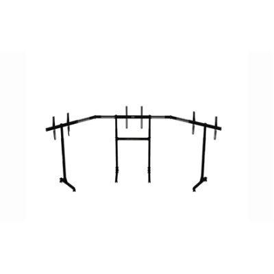 Next Level Racing | Floor stand | Free Standing Triple Monitor stand | 3 x 32- 65 " | Maximum weight (capacity) 70 kg | Black
