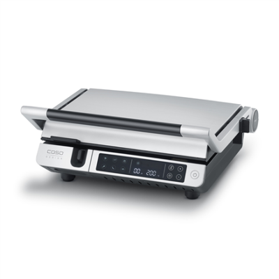 Caso Double Contact Grill with Thermocontrol | SteakMaster Pro | Contact grill | 2000 W | Stainless Steel / Black