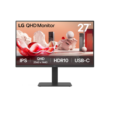 LG | 27BA65QB-B | 27 " | IPS | 16:9 | 100 Hz | 5 ms | 2560 x 1440 pixels | 350 cd / m² | HDMI ports quantity 1