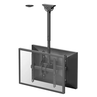 Neomounts NM-C440DBLACK Dual monitor / TV mount ceiling | Adjustable Height, Rotate, Tilt, Swivel | 32-60 " | Maximum weight (capacity) 45 kg | Black